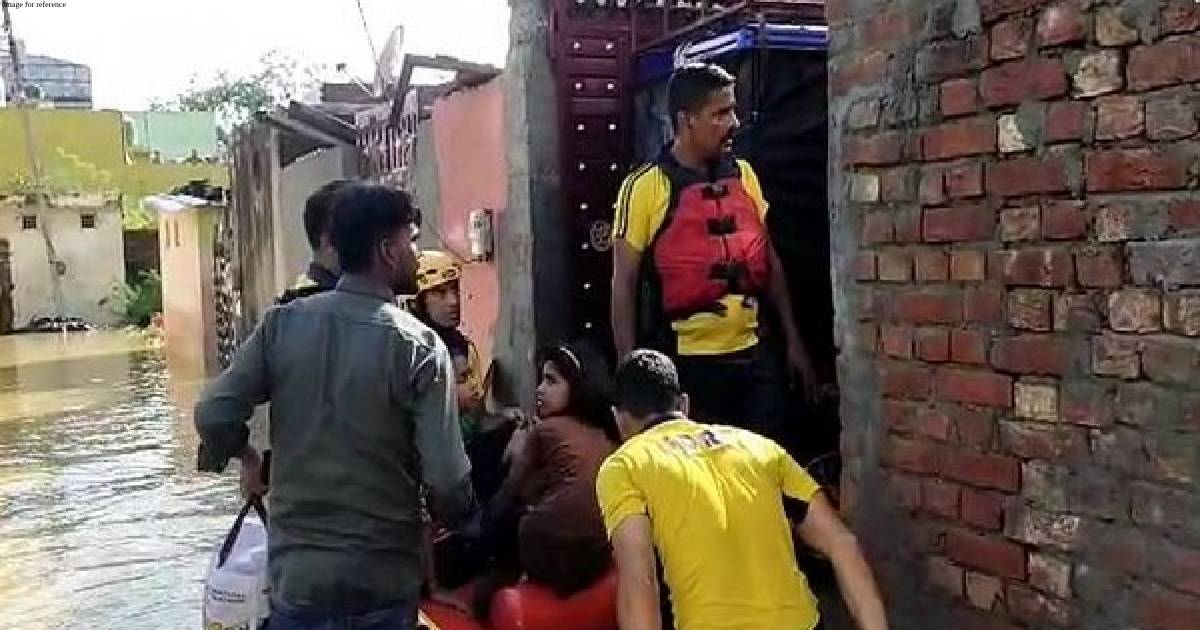Uttarakhand flood: SDRF safely rescues pregnant woman, sick child from flooded area of Laksar